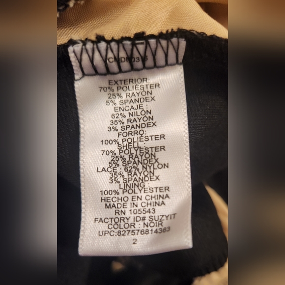 Catherine Malandrino for Design Nation Size: 2 Dress, Lace Sleeves. Unique - Picture 6 of 7